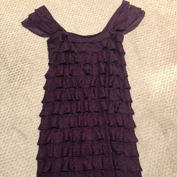Max Studio Purple Ruffle Dress Poshmark